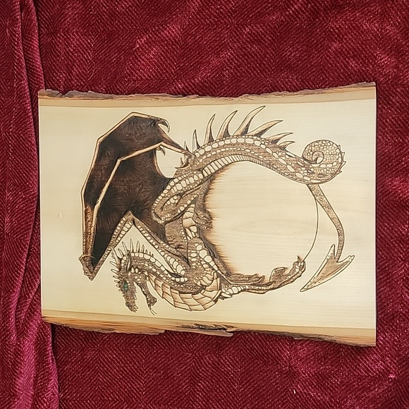 Dragon pyrography - Picture 3 of 10